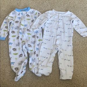 Set of 2 boys pajamas